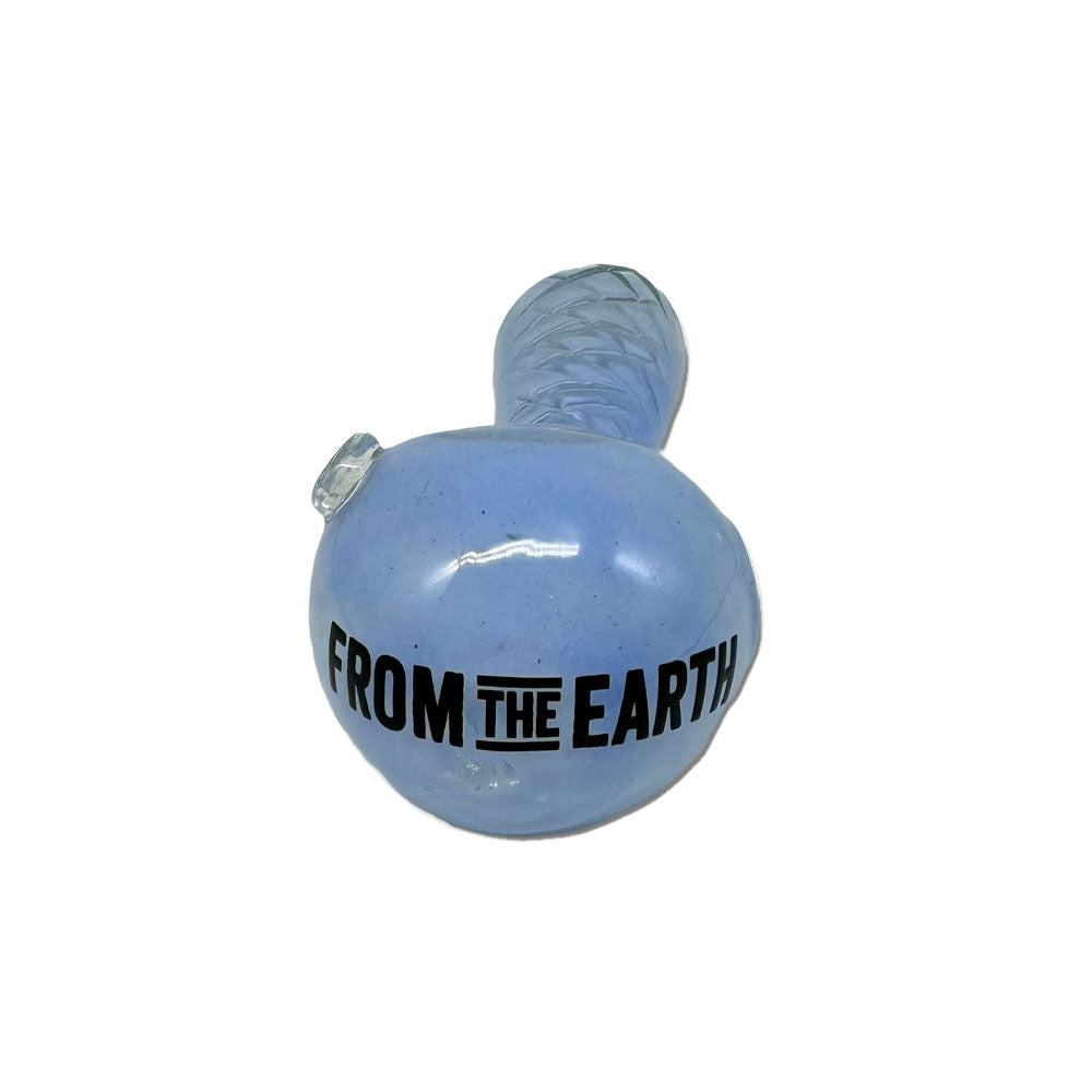 GLASS PIPE - TEXTURED BLUE (4 In)
