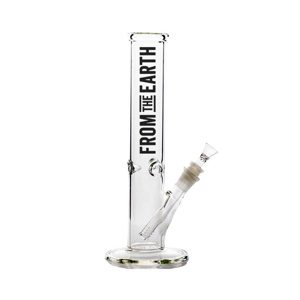 GLASS WATER PIPE - STRAIGHT (8 In)